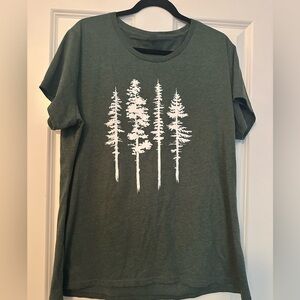 Forest Green Graphic Tee